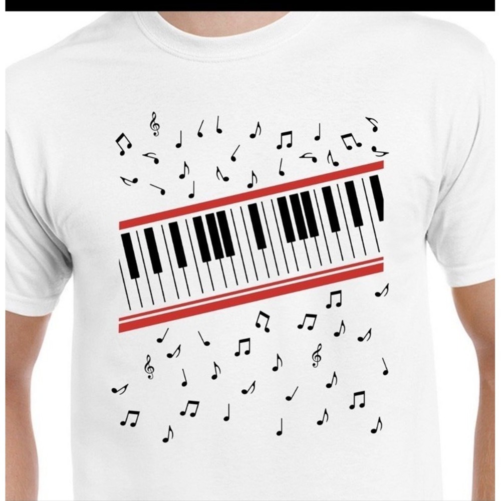 Michael Jackson Beat It Piano T-Shirt Unisex Adult Large‎